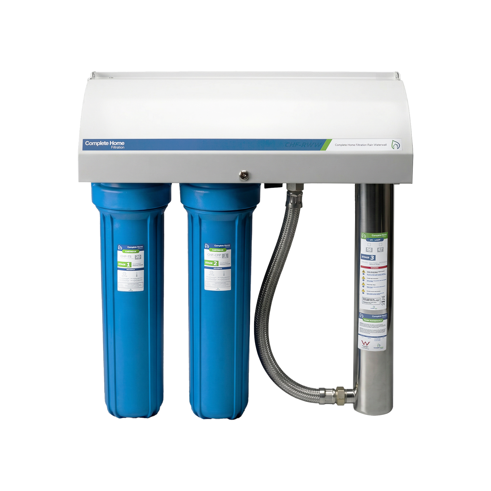 Rainwater water filtration system